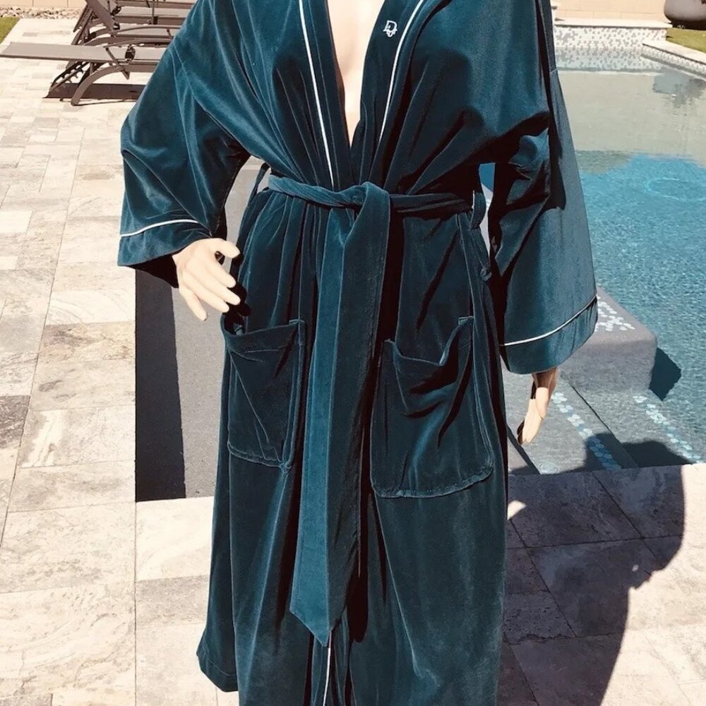 *Vintage* Christian Dior Monsieur Velour Robe